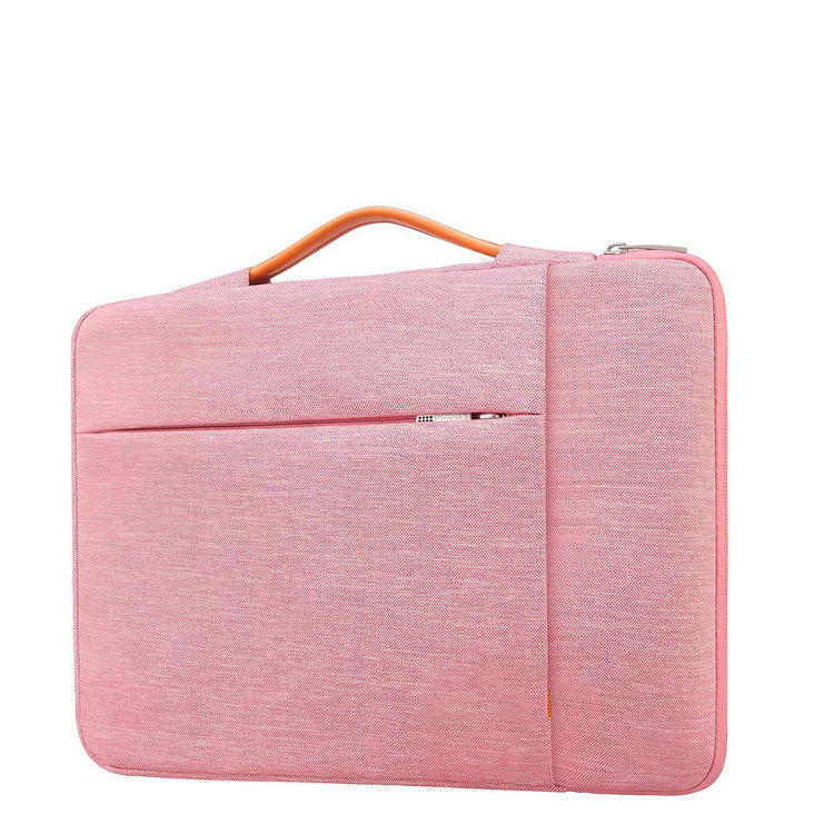 Pink Women's Work and School Use 15.6-inch Protective Laptop Sleeve, Protective Cover, Waterproof, Customized Laptop Bag