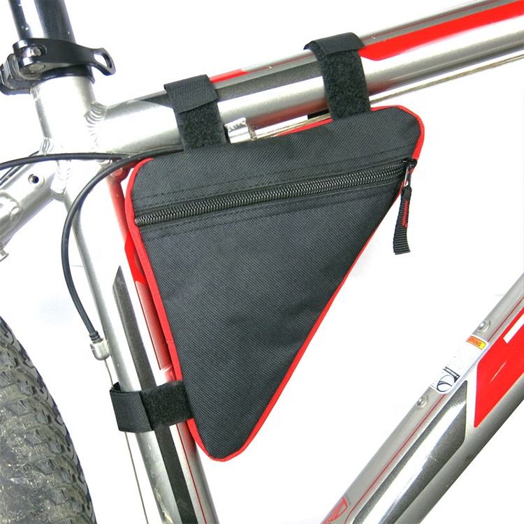OEM Customized Bicycle Bag, Wholesale, Waterproof Bicycle Frame Travel Tube Front Carry Polyester Storage Bag for Bicycle