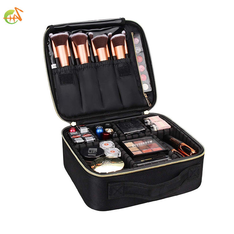Hot-selling Black Customized Organizer, Cosmetic Storage Makeup Box, Makeup Bag, Cosmetics Makeup Bag