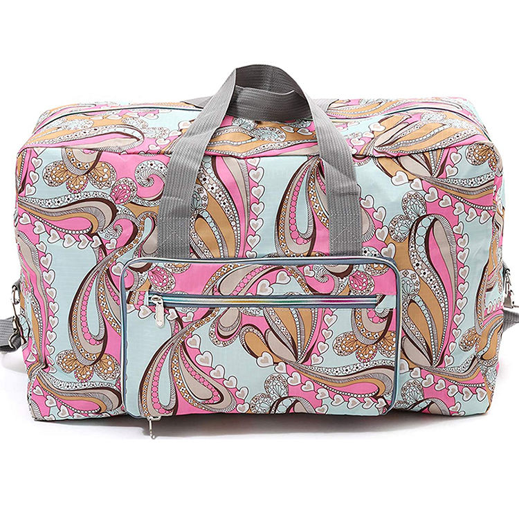 Customized Travel Duffle Bag, Foldable Luggage, Suitcase, for Sports, Gym, Hiking, School, Designed by a Designer, Waterproof Polyester, Lightweight, for Women