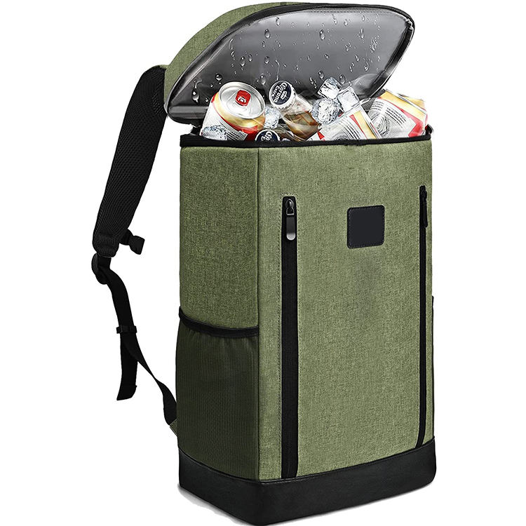 Backpack Cooler, Insulated, for Beach, Work, Fishing, Picnics, Summer Trips, Outdoor, Reusable, Hot and Waterproof Lunch, Food and Wine Carrier for Men